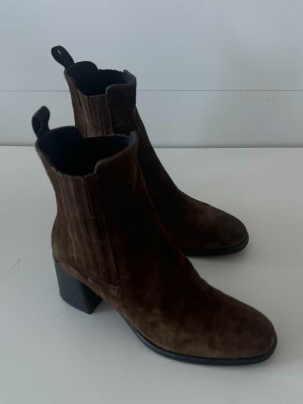 Triver Flight ankle brown Suede ankle boots - size 37.5 (EU)